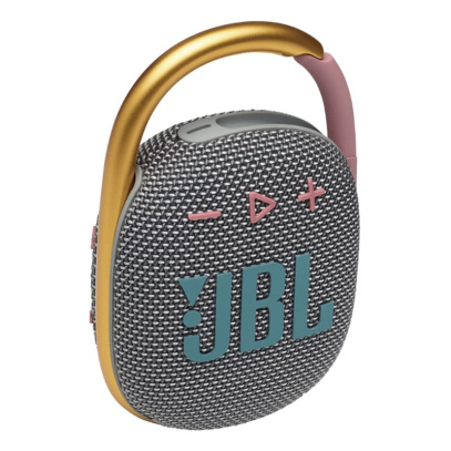 Портативная колонка JBL Clip 4 Grey, серый