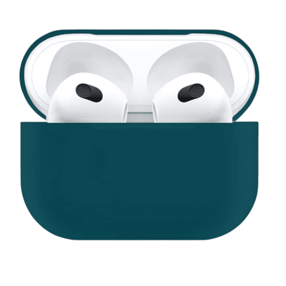 Чехол для Apple AirPods 3 Silicone Case Protection Pacific Green, сине-зеленый