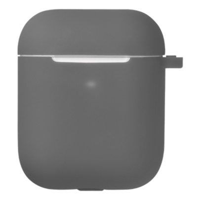 Силиконовый чехол для AirPods 1/2 Deppa Prime Line (4706) Графит