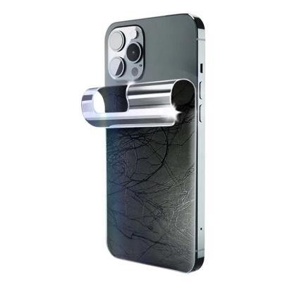 Защитная пленка задняя для смартфона Armorjack ПВХ паутина, черная