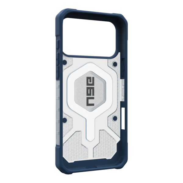 Чехол для iPhone 17 Pro Max с MagSafe Uag Pathfinder Clear (Active Blues Lanyard) Прозрачно-голубой