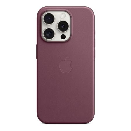Чехол FineWoven Case для Apple iPhone 15 Pro с MagSafe Mulberry, фиолетовый
