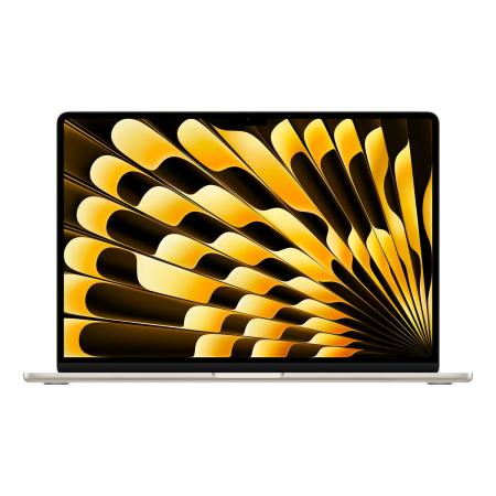 Apple MacBook Air 15" (M3, 8C CPU, 10C GPU, 2024) 16/512Gb SSD (MXD33) Starlight, «сияющая звезда»