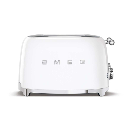 Тостер на 4 ломтика SMEG 50s style (TSF03WHEU) Белый