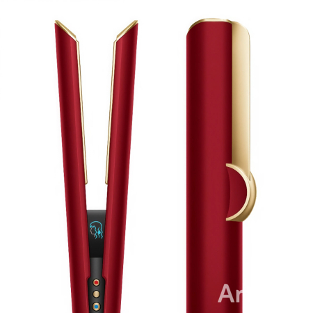 Выпрямитель для волос Dyson AirStrait HT01 (CN/HK) Red Velvet/Gold, красный/золотой