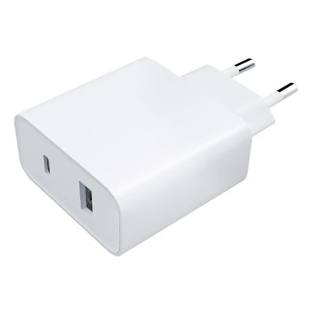 Зарядное устройство Xiaomi Mi 33Вт Wall Charger USB-A + USB Type-C BHR4996GL (AD332EU) Белый