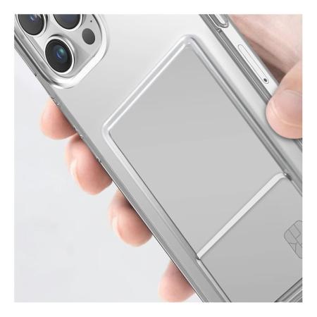 Чехол для iPhone 15 Pro Max UNIQ Air Fender ID (cardslot) (IP6.7P(2023)-AFIDTRAN) Clear