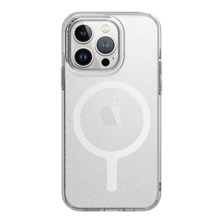 Чехол для iPhone 15 Pro с MagSafe UNIQ Lifepro Xtreme (IP6.1P(2023)-LPRXMLUC) Серебристый с блестками