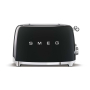 Тостер на 4 ломтика SMEG 50s style (TSF03BLEU) Черный