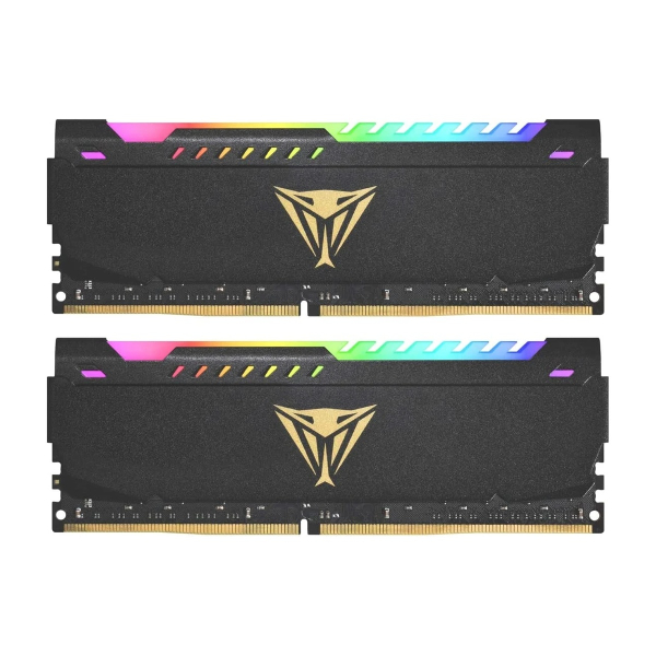 Оперативная память Patriot Viper Steel RGB (PVSR464G320C8K) DDR4 64GB 3200MHz CL18 DIMM 2x32 RGB