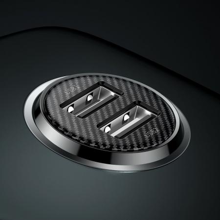 Автомобильное зарядное устройство Baseus car charger Grain Pro Dual USB 4.8A (CCALLP-01) Черный