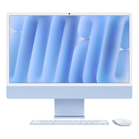 Apple iMac 24" (M4 10C CPU, 10C GPU, 2024) Retina 4,5K, 16Gb, 512Gb SSD (MWV33) Blue, синий