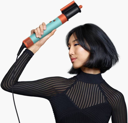 Стайлер Dyson AirWrap Complete Long HS08 (UK) Straight+Wavy, Ceramic Patina/Topaz, бирюзовый/оранжевый