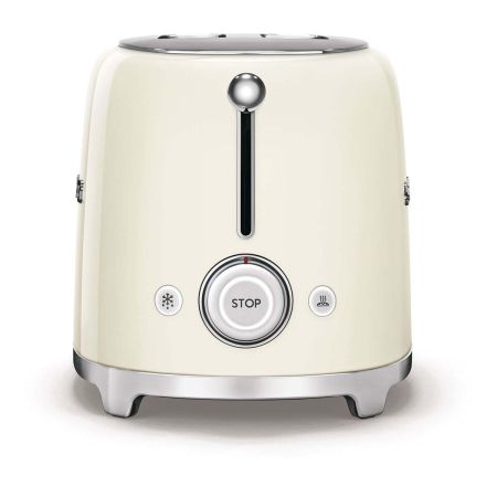 Тостер на 4 ломтика SMEG 50s style (TSF02CREU) Кремовый
