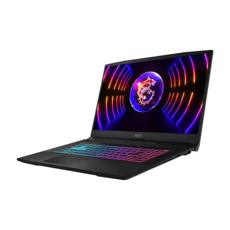 Ноутбук 17.3" MSI Katana 17 (B12VEK-1495XRU) Intel Core i5 12450H, 16Gb DDR5, SSD 1Tb, NVIDIA RTX 4050 6Gb, FullHD, Без ОС Black, чёрный