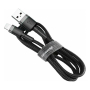 Кабель Baseus Cafule Cable USB For iP special edition 1,5A, 2 м (CALKLF-HG1) Grey/Black