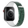 Ремешок для iWatch на 42/44/45/49 мм WiWU Smart Magnetic Silicone (Wi-WB010) Green+Gray