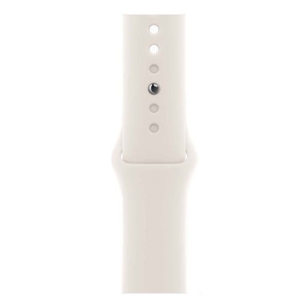 Apple Watch SE 3 (2025), 40 мм корпус из алюминия цвета «Starlight», ремешок Sport Band размера S/M цвета «Starlight»
