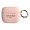 Чехол Guess с карабином для AirPods 3 CG Mobile Silicone with ring, цвет Блестящий (GUA3SGGEP) Cветло-розовый