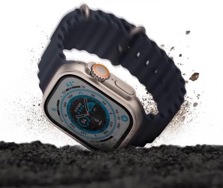 Стекло для Apple Watch Ultra 49 мм UNIQ OPTIX Vivid (true colors) (49MM-VIVIDCLEAR) +installer Clear/Black