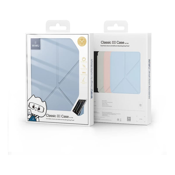 Чехол для iPad 12.9"/13 Air (2024) WiWU Classic 3 Case Черный