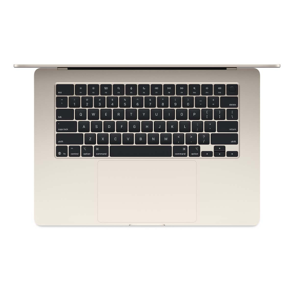 Apple MacBook Air 15" (M4 10C CPU, 10C GPU, 2025) 16/256Gb SSD (MW1J3) Starlight, «сияющая звезда»